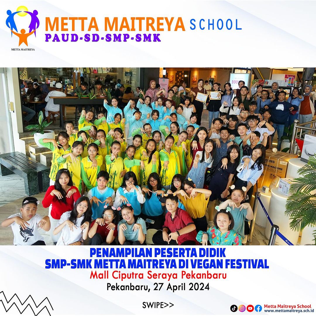 Penampilan Peserta Didik SMP-SMK Metta Maitreya di Vegan Festival